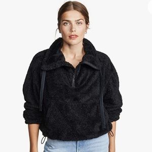 NWT Free people Movement Big Sky Faux fur Pullover